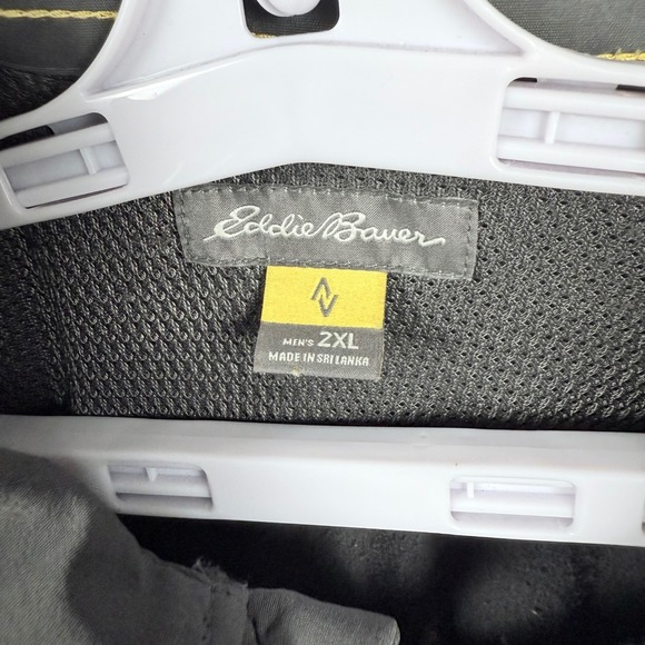 Eddie Bauer Travex 2XL Gray Full Zip Long Sleeve Shirt Jacket Mens - Picture 6 of 10